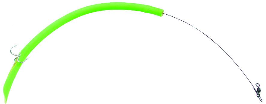 Sea Striker CT12G Cuda Tube, 12" Single 2/0 Treble Hook, 60 Lb