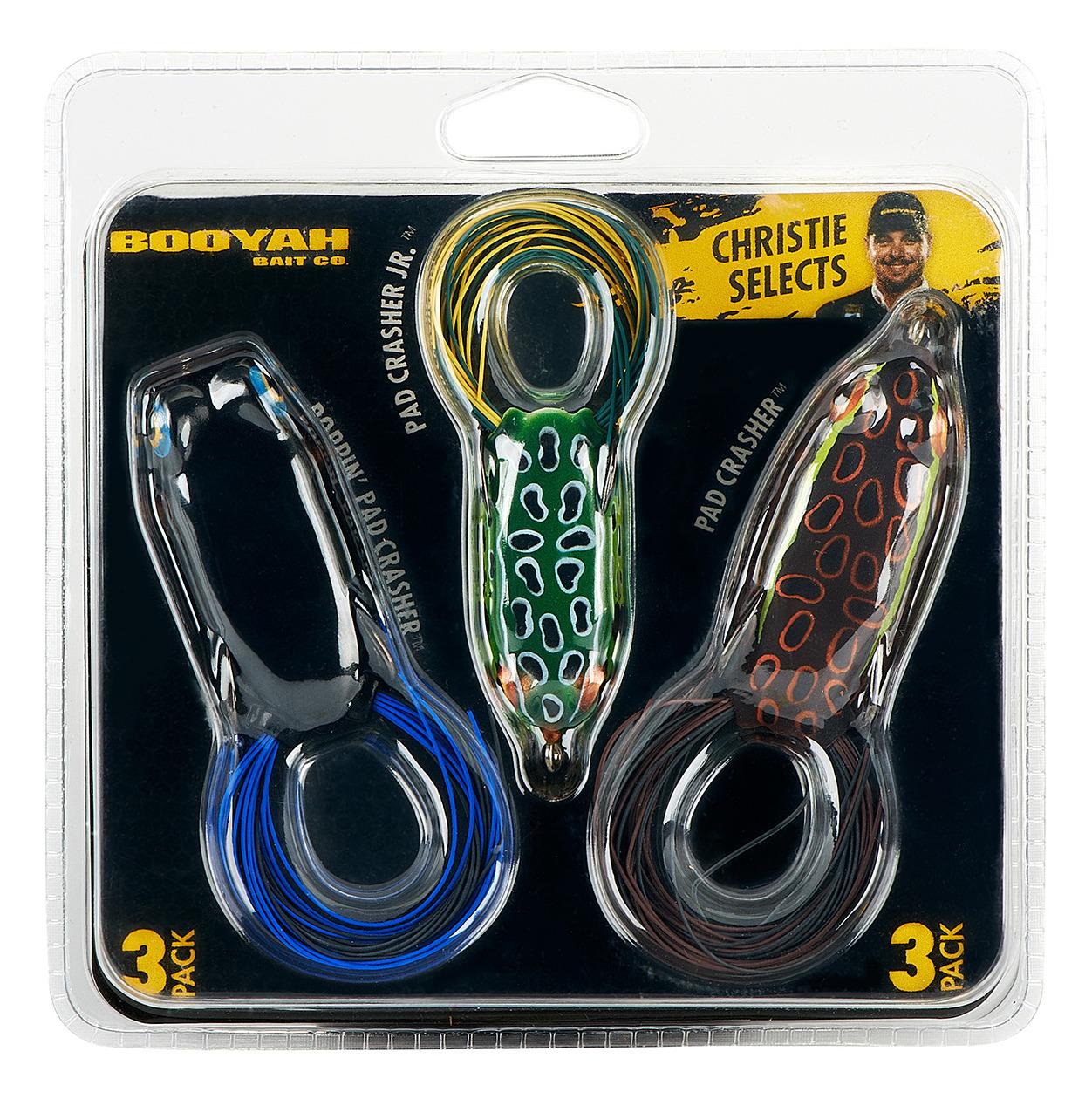 Booyah Fishing Lure PK3BYA3 Booyah Fishing Lure Frog 3 Pack