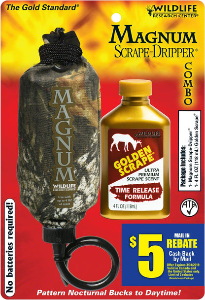 Wildlife Research 386 Magnum Scent Dripper/ 4 FL OZ Golden Scrape