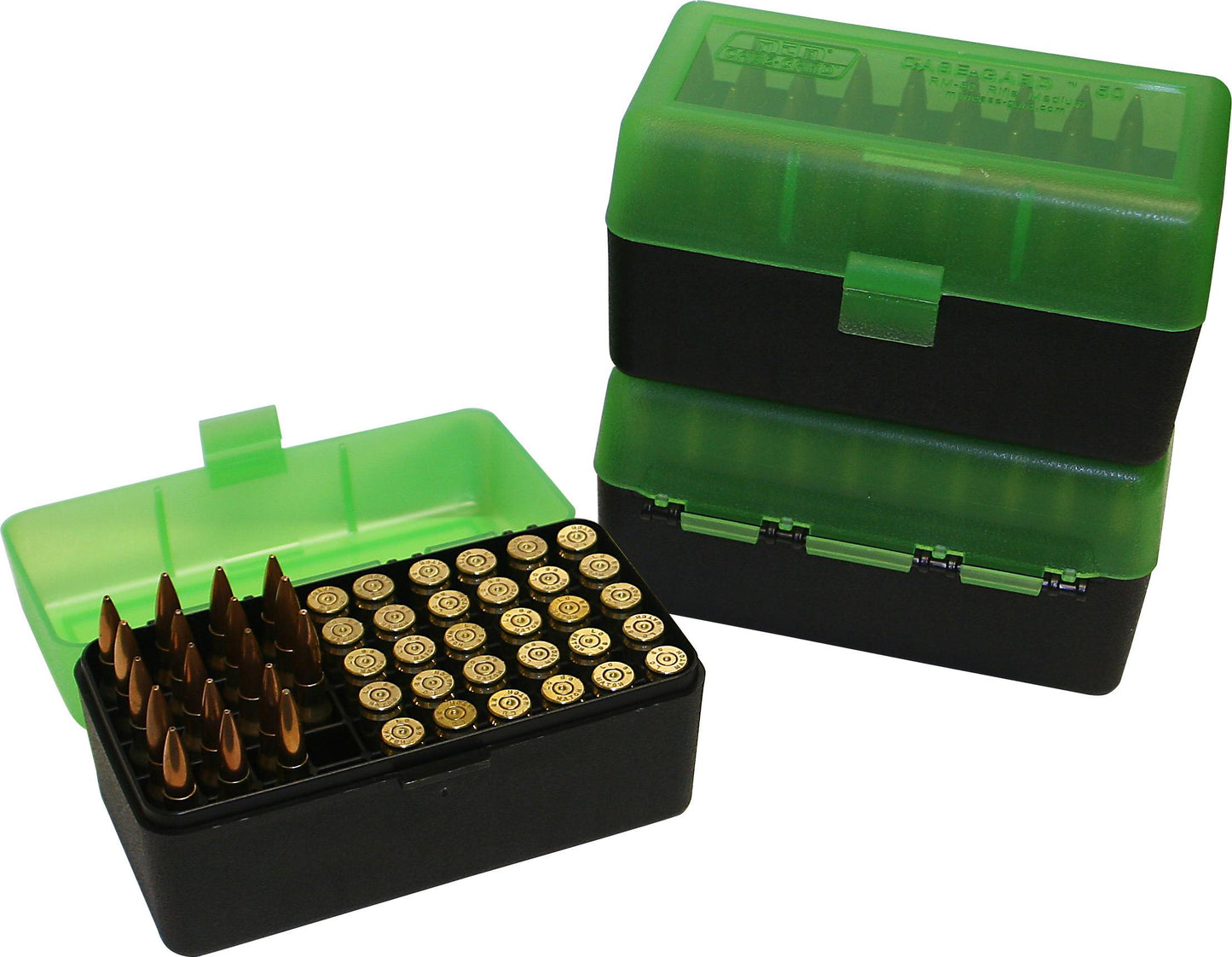 MTM RL-50-16T Case-Gard Ammo Box 50 50-Round Rifle Ammo Box, 270 Win