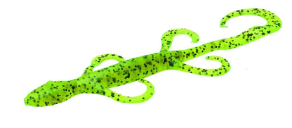 Zoom 002009 Lizard 6" 9 Per Pack Chartreuse Pepper