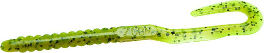 Zoom 001012 U-Tale Worm 6 3/4" 20Pk Chartreuse Pumpkin