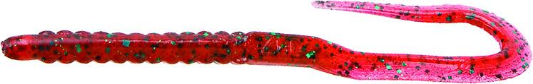 Zoom 001021 U-Tale Worm 6 3/4 Inch Fishing Lure 20 Per Package Red Bug