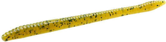 Zoom 004012 Finesse Worm 4 1/2" 20Pk Chartreuse Pumpkin