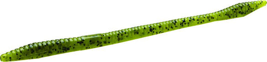 Zoom 006019 Trick Worm 6 1/2 Inch Fishing Lure 20 Per Package Watermelon Seed