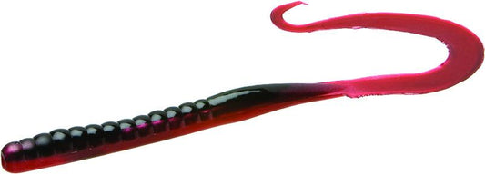 Zoom 009029 Mag II Ribbon Tail Worm 9 Inch Fishing Lure 20 Per Package Red Shad