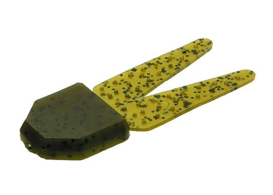 Zoom 028025 Big Salty Chunk Trailer 3 1/4" 5 Per Pack Green Pumpkin