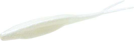 Zoom 023045 Super Fluke 5 1/4 Inch Fishing Lure 10 Per Package White Pearl