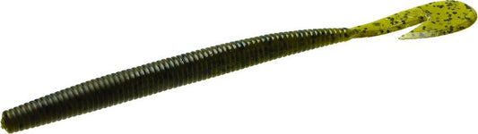 Zoom 018025 Ultra-Vibe Speed Worm 6" 20Pk Green Pumpkin