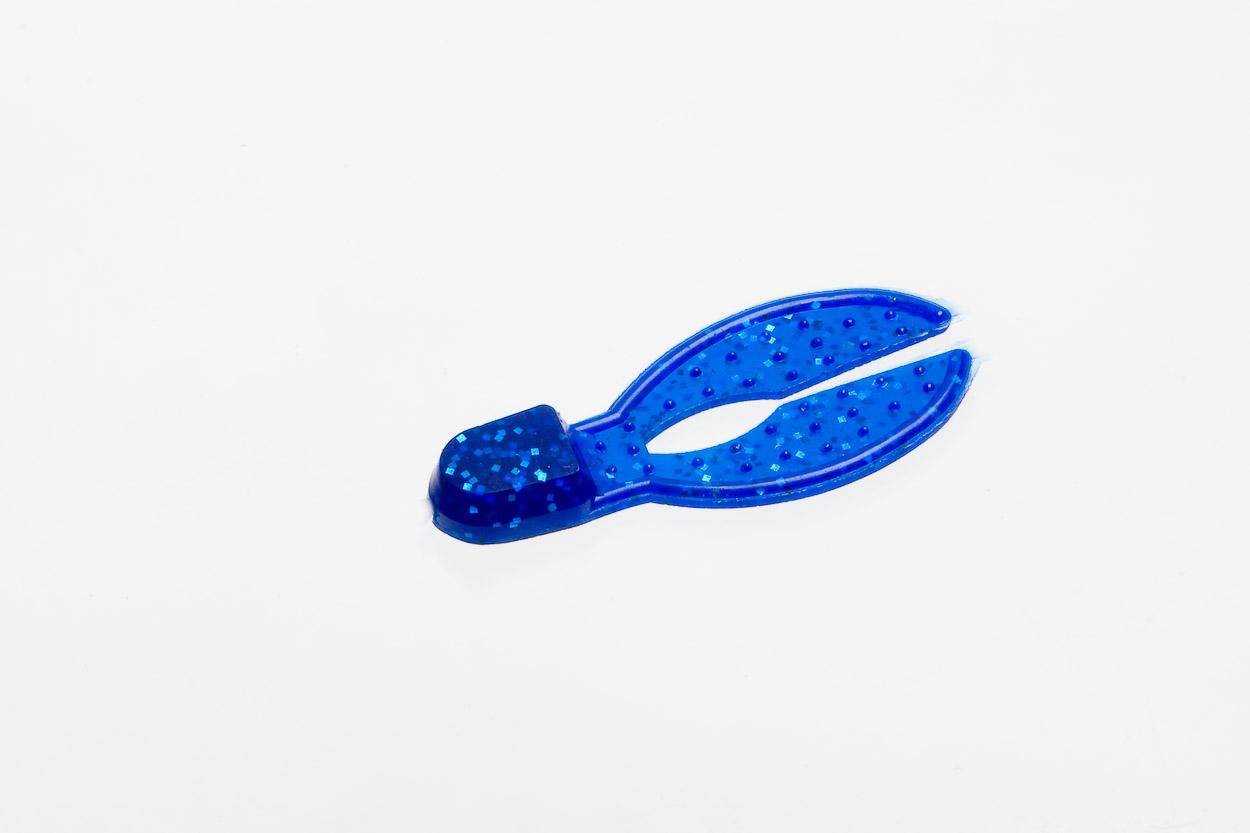 Zoom 041110 Super Chunk Jr. 2 Inch Fishing Lure Trailer Sapphire Blue