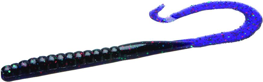 Zoom 009177 Mag II Ribbon Tail Worm 9" 20Pk Junebug Red