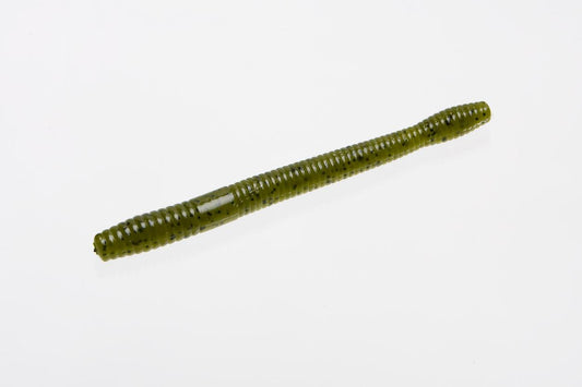 Zoom 114019 Magnum Finesse Worm 5" 10 Per Pack Watermelon Seed