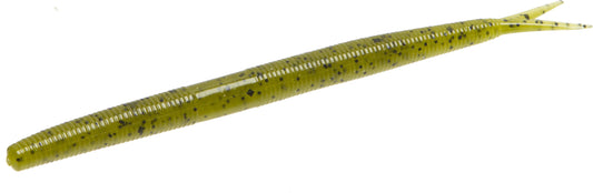 Zoom 125019 Fluke Stick 6 1/4 Inch Fishing Lure 10 Per Package Watermelon Seed