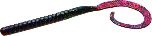 Zoom 026113 Ol' Monster Worm 10 1/2 Inch Fishing Lure 9 Per Package Plum Apple