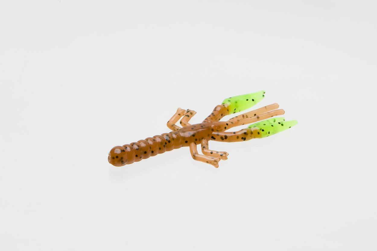 Zoom 014015 Lil Critter Craw 3" 12 Pack Pumpkin Chartreuse