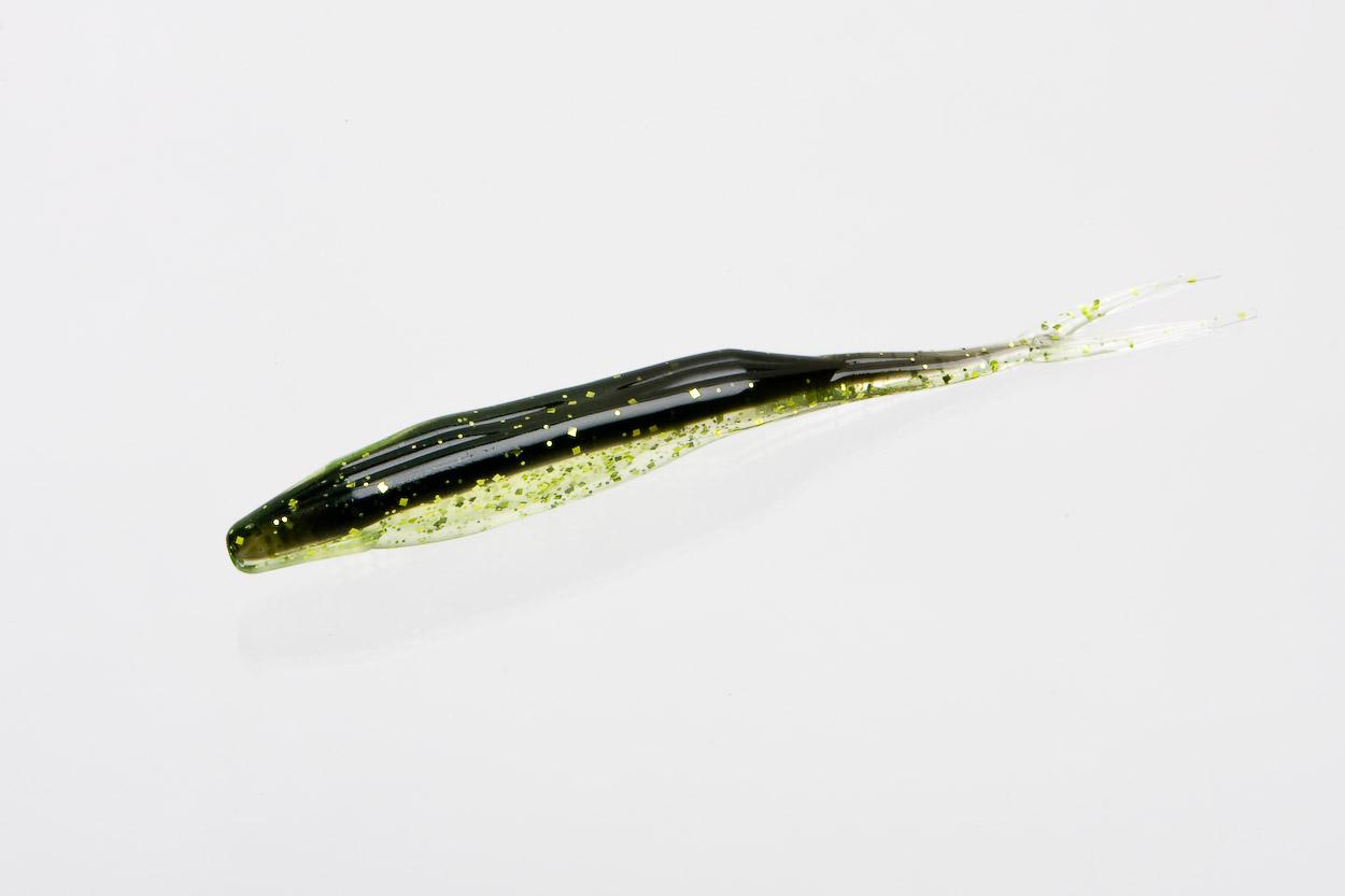 Zoom 023227 Super Fluke 5 1/4" 10 Per Pack Midnight Chartreuse