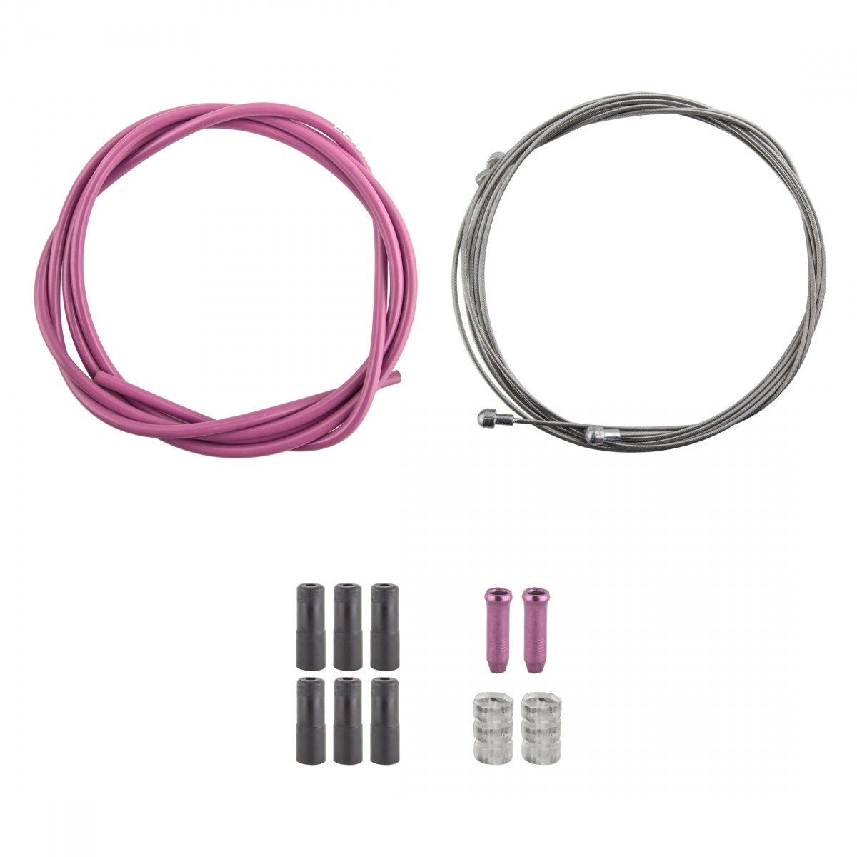 CLARKS CABLE BRAKE CLK KIT F+R SS SPT RD/MT PNK