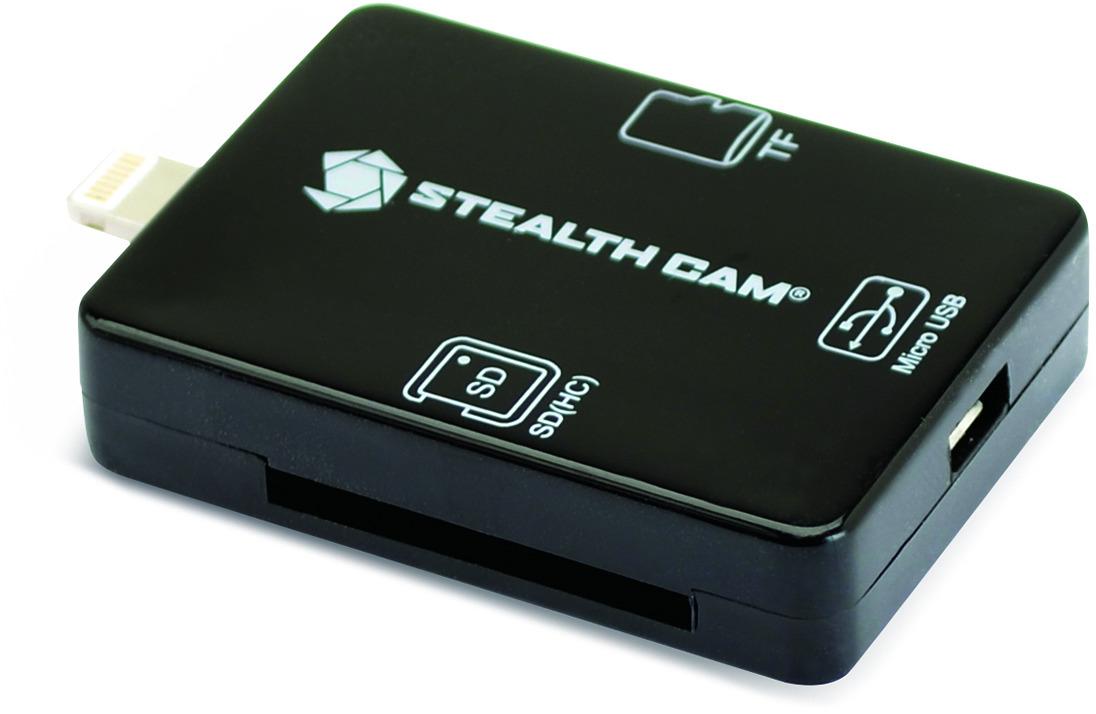 Stealth Cam STC-SDCRIOS Memory Card Reader for IOS Devices Reads