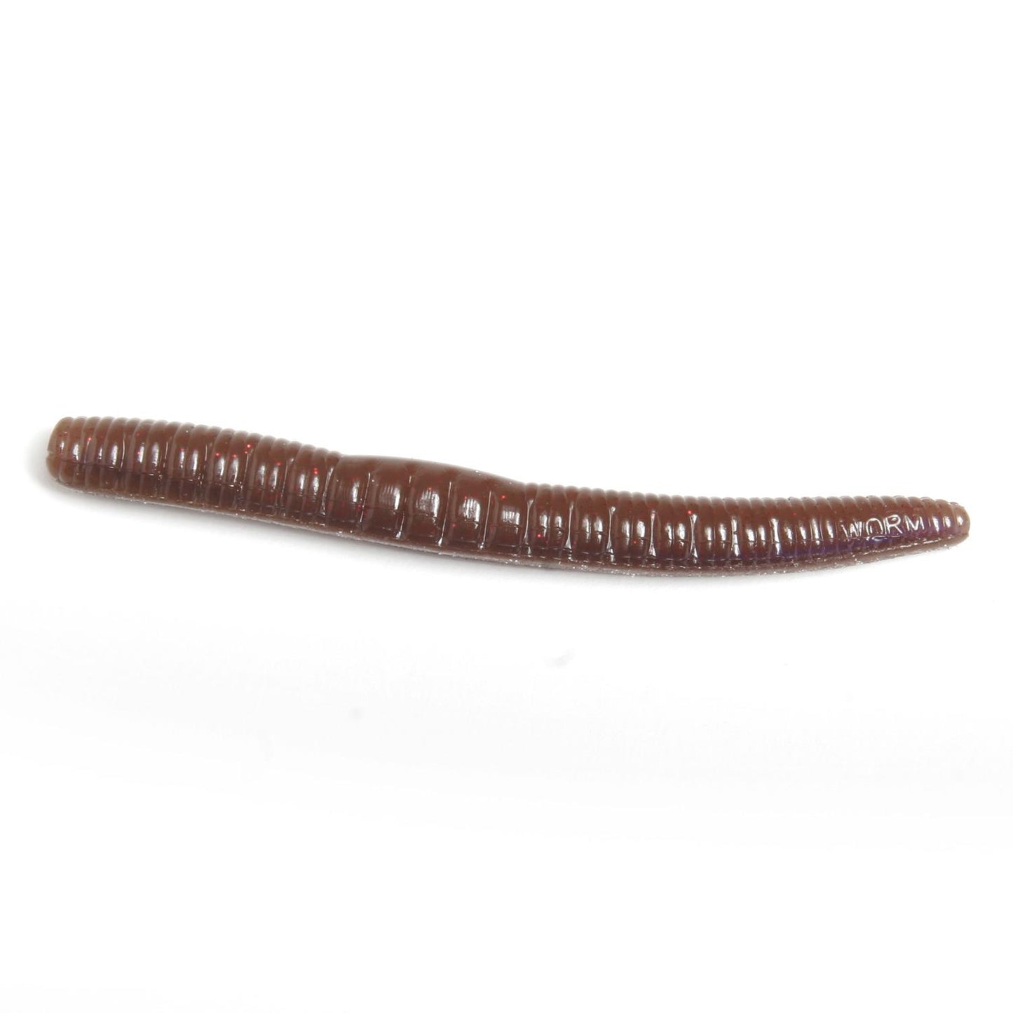 Roboworm N5-A2AR Ned Worm 5" Oxblood Light Red Flake 6 Per Pack