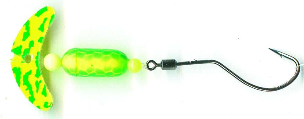 Macks Lure 63350 Smile Blade Spindrift Walleye Spinner, #1 Hook