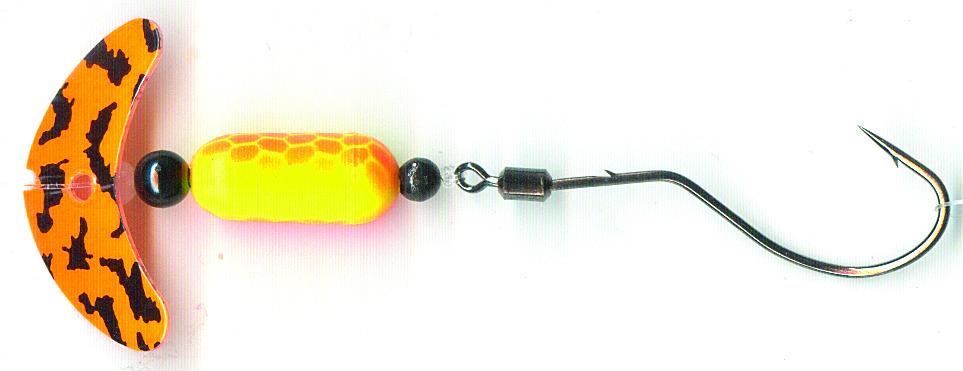 Macks Lure 63351 Smile Blade Spindrift Walleye Spinner, #1 Hook