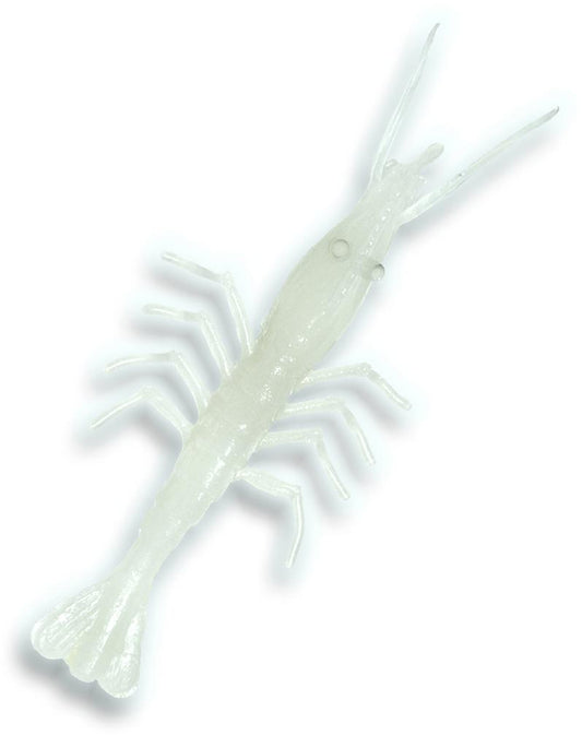 Z-Man SSHRP3-231PK5 Elaztech Scented ShrimpZ 3" Glow 5 Per Pack