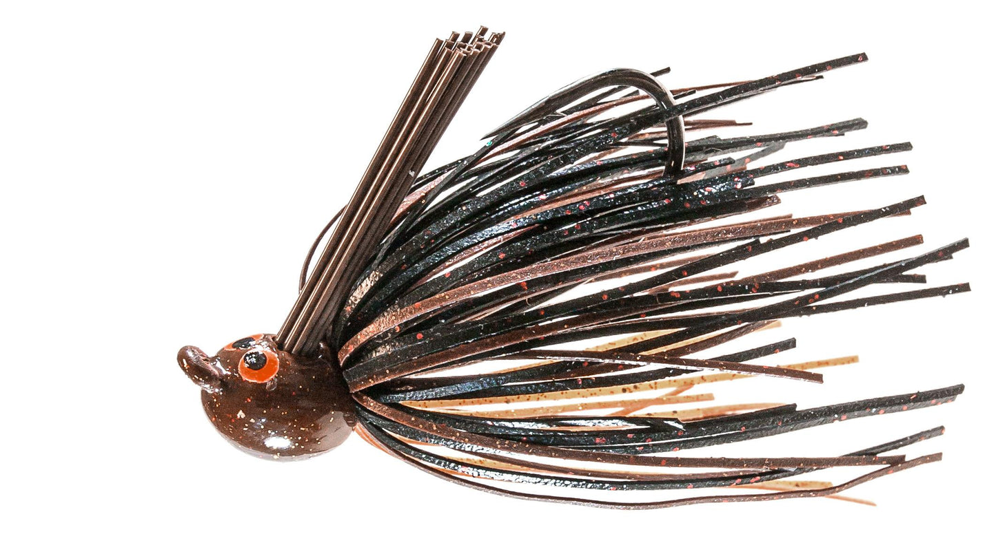 Z-Man CEPF38-03 Crosseyez Power Finesse Jig 3/8 oz Moccasin Craw