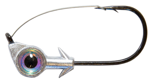 Z-Man WEJH18-02PK3 Weedless Eye Jig Fishing Lure heads 1/8 Ounce Pearl 3 Pack