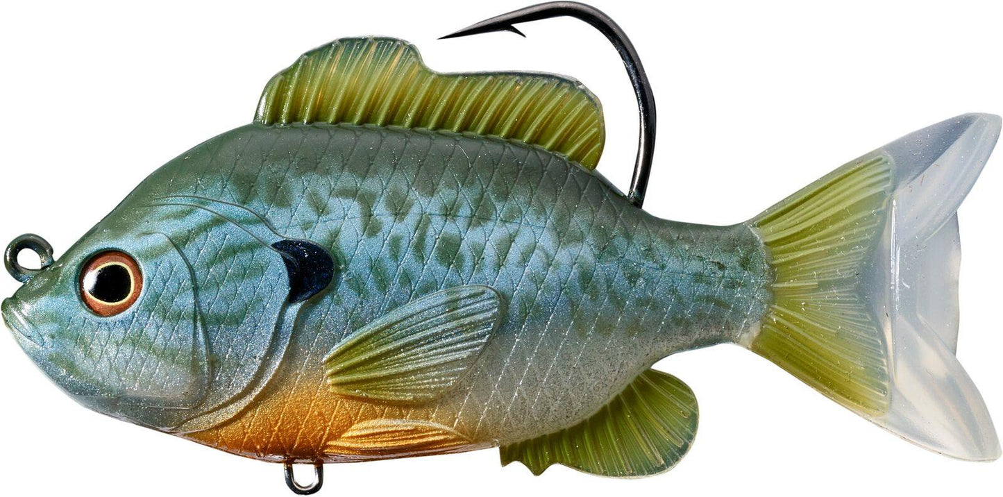 LiveTarget SFS110MS551 Sunfish Swimbait, 4 3/8", 8/0 Hook, 7/8 oz