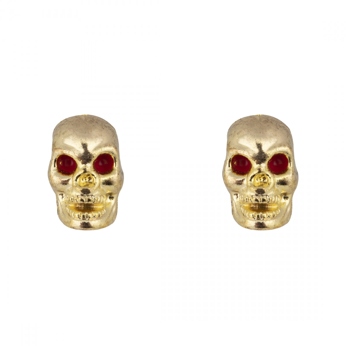 TRIK TOPZ VALVE CAPS TRIKTOPZ SKULL ONLY GLD 1pr/PK