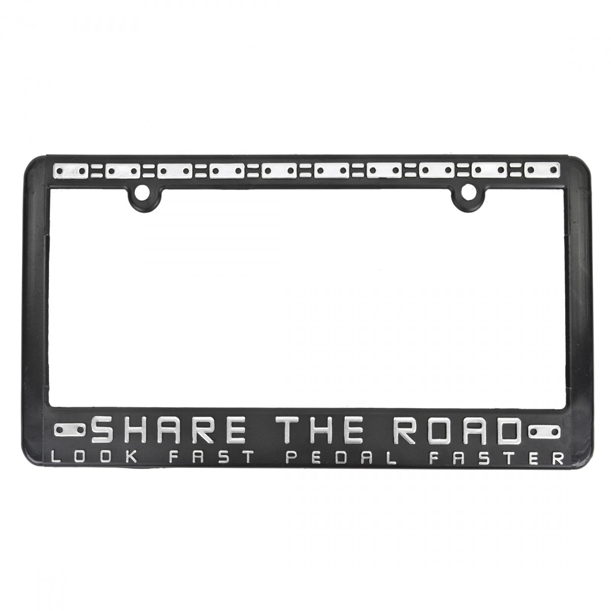 SHARE THE ROAD LICENSE PLATE FRAME SHARE-THE ROAD