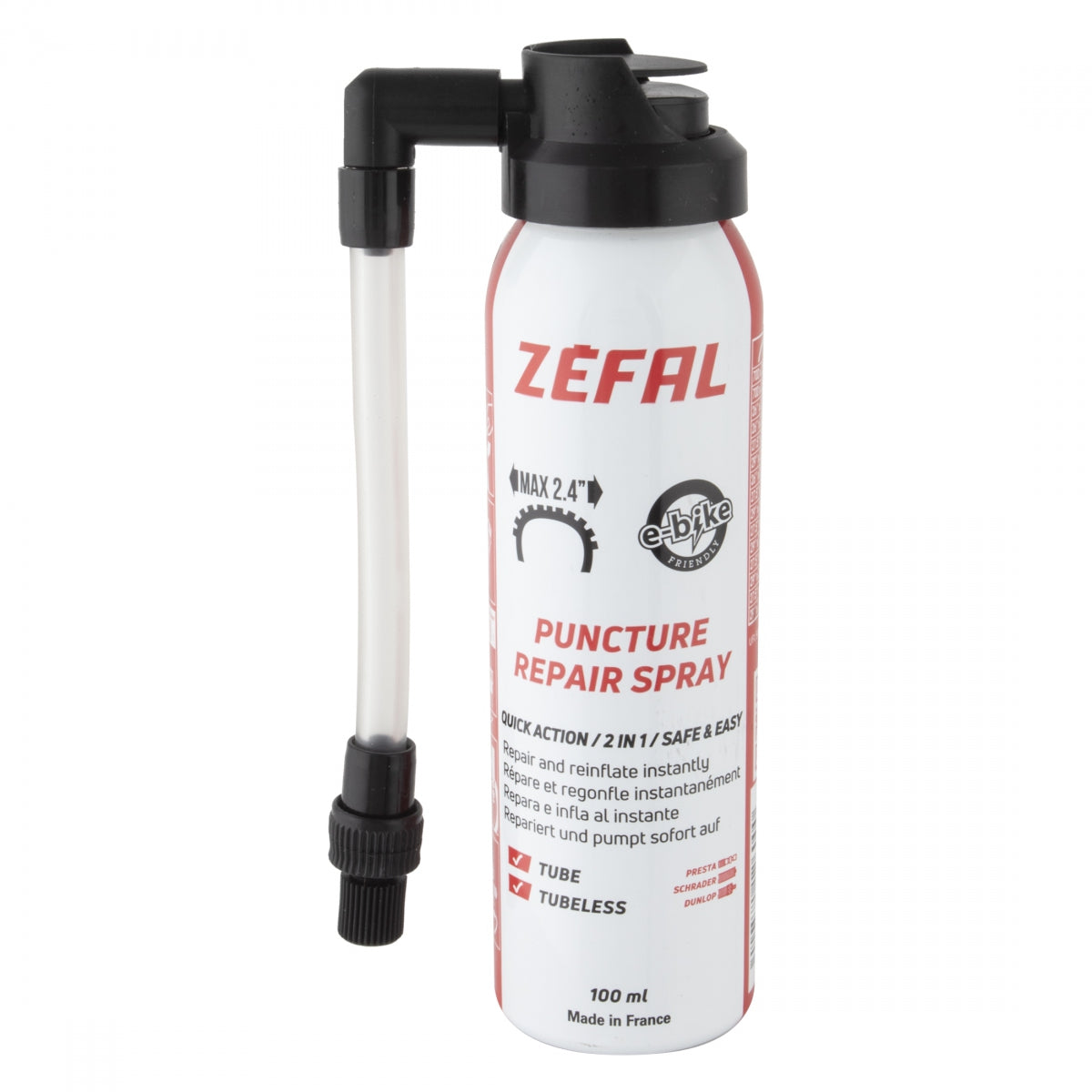 ZEFAL TIRE SEALER ZEFAL 3.4oz NO BRACKET